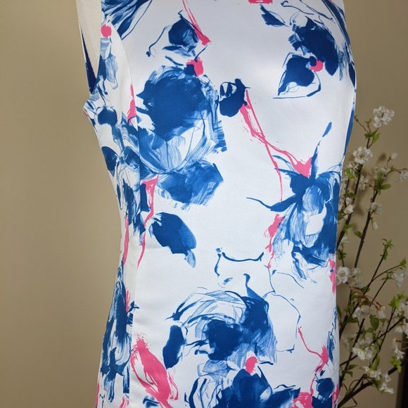 Cynthia Steffe Classic Summery Lined Dress with Zipper Size 10 - Picture 9 of 17